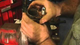 how to shrink amp contract a exhaust pipe to fit inside another [upl. by Anillek642]