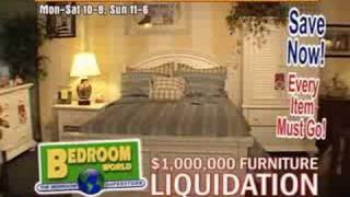 Bedroom World  Going Out of Business  2008 Commercial [upl. by Weider]