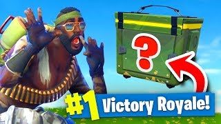 The RANDOM AMMO Box Challenge In Fortnite Battle Royale [upl. by Anurb]