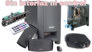 BOSE CineMate series 2 hacerlo funcionar sin interfaz ni control HOW TO MAKE ANY AMP work [upl. by Donatelli]