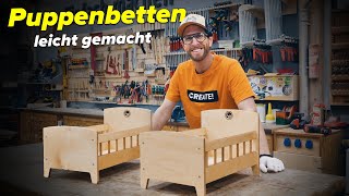 EInfach schnell und stabil DIY Puppenbetten [upl. by Fabio]