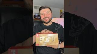 Unboxing the Nintendo Switch Lite Hyrule Edition nintendo nintnedoswitch zelda [upl. by Ive45]