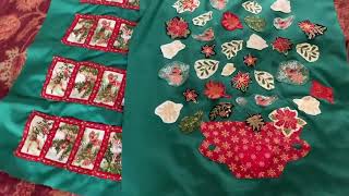 Reversible Advent Calendar Part 3 flosstube epp patchwork [upl. by Jenifer517]