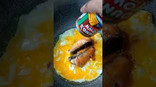 FRIED EGGS SARDINES shorts short [upl. by Dalton]