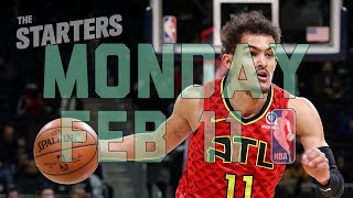 NBA Daily Show Feb 11  The Starters [upl. by Ennalyrehc363]