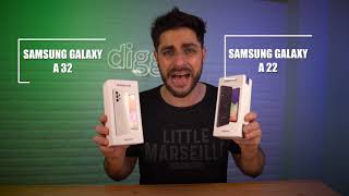 Samsung Galaxy A22 vs A32  ¿Cuál elegir  Review y comparación [upl. by Bogosian]