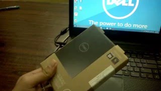 Unboxing and Reviewing Dell External Hard Drive [upl. by Ynatsyd]