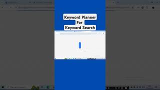 How To Use Keyword Planner For Keyword Research keywordresearch keywordtool keywords shortsvideo [upl. by Joses440]