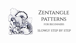 Zentangle patterns for beginners 🔸Drawing idea for beginners [upl. by Oicul]