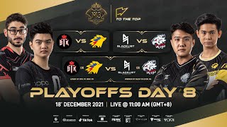 ENGLISH M3 Playoffs Day 8  MLBB World Championship 2021  Singapore [upl. by Onimod]