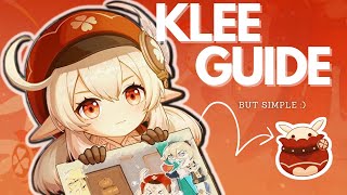 UPDATED Short and simple KLEE build guide  Genshin Impact 28 [upl. by Nagar975]