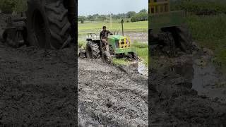 John Deere 4wd tractor working in mud shorts trending tractor [upl. by Navada733]