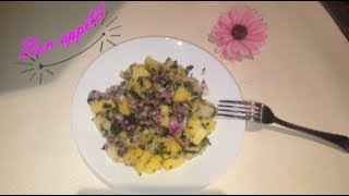 Salade de pomme de terre fraîche amp facile  سلطة رائعة و سهلة لمحبي البطاطس [upl. by Belac]