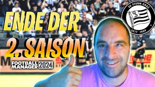 Football Manager 24 Sturm Graz  AUSKLANG DER 2 SAISON [upl. by Artemahs]