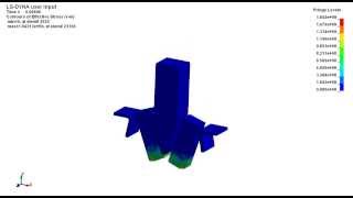 Charpy test simulation LS DYNA [upl. by Uolymme]