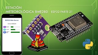 ✅Curso ESP32 parte 21 Estación meteorológica BME280 MicroPython web server [upl. by Cordula]