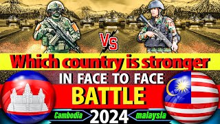 Malaysia vs Cambodia Military Power Comparison 2024  Malaysian Military  Battle of World Armies [upl. by Terti]