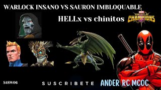 S48W06  HELLx vs CHINITOS  WARLOCK MODO INSANO VS SAURON Y SU IMBLOQUEABLE [upl. by Ambur783]