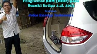 HHO Joko Energy on Suzuki Ertiga 2013 [upl. by Rusel]