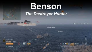 Benson the destroyer hunter  World of Warships Legends  Stream Highlight [upl. by Rosenblatt]