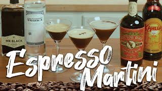 How to make the ESPRESSO MARTINI plus one with Rum ☕🍸 [upl. by Sherri266]