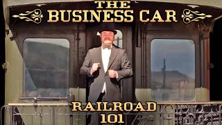 PEAK LUXURY OF THE PAST  The Business Car  Railroad 101 [upl. by Nauqaj756]