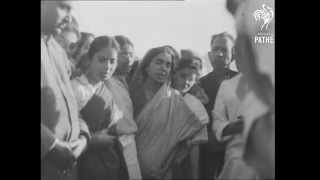 Gandhis Funeral 1948 [upl. by Arahset]