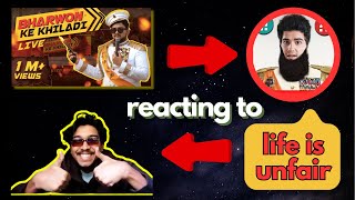 Reacting To Bharwo Ke Khiladi  Life Is Unfair  Samay Raina [upl. by Ntisuj388]