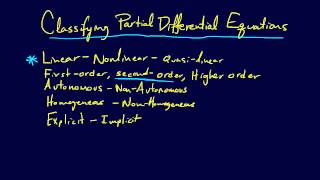 812PDEs Classification of Partial Differential Equations [upl. by Kisung]