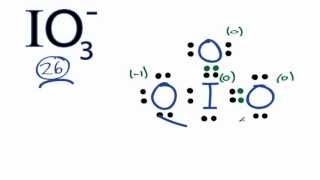 IO3 Lewis Structure How to Draw the Lewis Structure for the Iodate Ion [upl. by Arhaz]