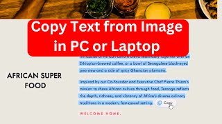 How to Copy Paste Text from Images on Windows PCLaptop for Free 2024  3 Easy Methods [upl. by Nyloj419]