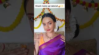 Happy Diwali my darlings 😁🪔 diwali2024 diwalimakeup diwalifinds makeuptutorial [upl. by Cami]