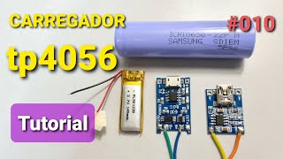 Tutorial TP4056  Entenda esse carregador de célula de Lítio de 1 Dolar [upl. by Karina]