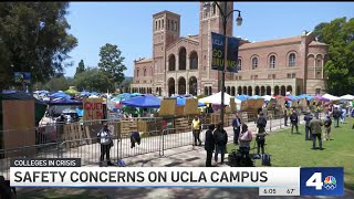 Despite encampment’s clearing safety concerns linger at UCLA [upl. by Ycam889]