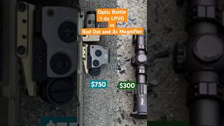 Budget Optic Battle LPVO vs Red Dot and Magnifier Eotech Sig Sauer [upl. by Eilrebmik]