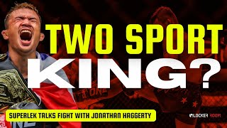 EXCLUSIVE Superlek talks Jonathan Haggerty fight at ONE 168 Rodtang and more  English and Thai [upl. by Waldon]