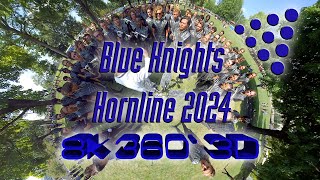 2024 Blue Knights Hornline  8k 360° 3D VR [upl. by Kcid173]