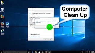 How to Clean your Computer and How to Clean disk space Windows 10  Free amp Easy [upl. by Akimak932]