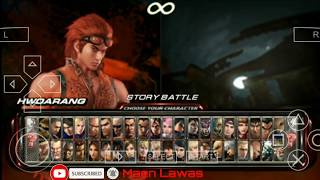 Tekken 6  Hwoarang VS Steve  Brutal Fight KO  PPSSPP [upl. by Meredith853]