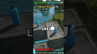 Mr beast in Minecraft😎💸 minecraft trending mrbeast shorts [upl. by Lytsirk]