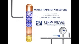 Water Hammer Arrestors by Lehry Instrumentations amp Valves [upl. by Gonyea]