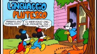 Fumetto Topolino e il linguaggio plutesco [upl. by Ruben]