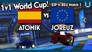 AtomiK vs Joreuz  Spain vs Rest of Europe  1v1 World Cup [upl. by Ham129]