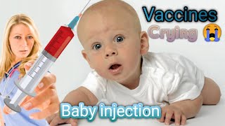 injection Video  injection fear crying daughter caring  doctor hospital injection video [upl. by Arte]