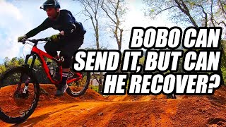 BIKING WITH BOBO CAN SEND IT BUT WILL HE RECOVERY FROM INJURY  Mountain Biker Podcast [upl. by Noiztneb]