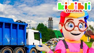 Die Kinder haben Spaß am Recycling  Die Kinder spielen ⛑ Kidibli [upl. by Gewirtz492]