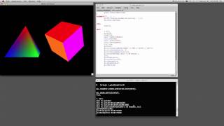 NeHe OpenGL Lesson 5  3D Shapes SWI Prolog [upl. by Annahsar]