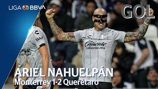 Golazo de A Nahuelpán  Monterrey 1  2 Queretaro  Liga BBVA MX  Jornada 4  CL 2020 [upl. by Jorin31]