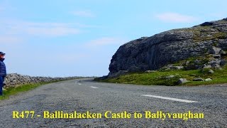 Ireland 2016  R477 Ballinalacken Castle to Ballyvaughan [upl. by Mercy]