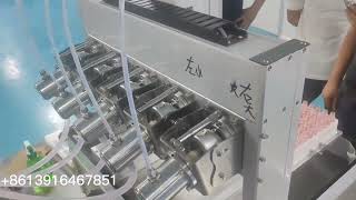 Automatic tabletop liquid reagent essential oil tray filling machine [upl. by Nuajed]